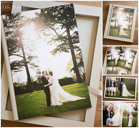 Wedding album with parent books