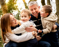 Natural relaxed and fun family portraits