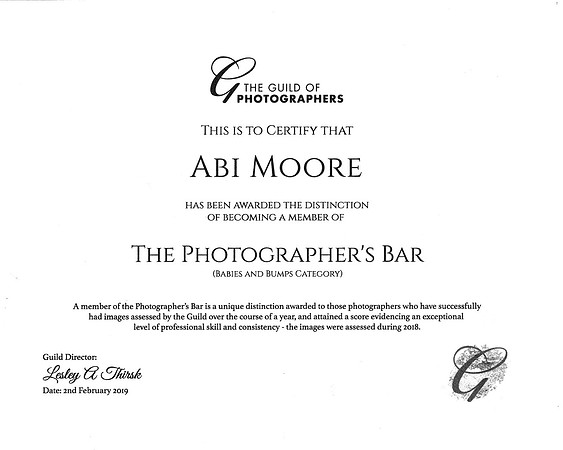 2018 Photograher's bar