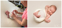 Behind-the-scenes of a newborn photoshoot 2