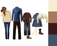 clothing - denim & neutrals