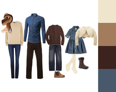 clothing - denim & neutrals
