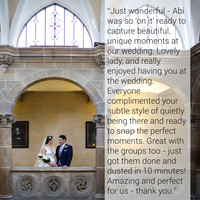 Wedding testimonial 3