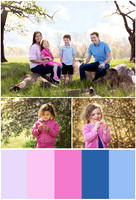 Seasonal outdoor family photoshoots