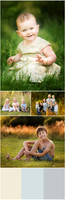 Seasonal outdoor family photoshoots - summer warm photos
