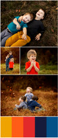 Seasonal outdoor family photoshoots - Autumn colours