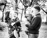 Laughter and giggles during a family photoshoot