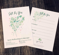 Spearreflexology gift voucher