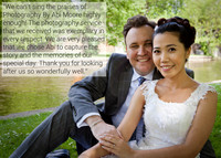 Wedding testimonial 2