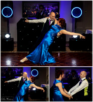 Documentary photography of first dance at Berystede wedding