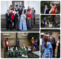 Beaumont House Windsor fancy dress wedding 4