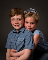 Siblings brother & sister child portrait photographer